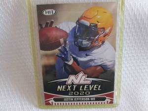lot 187 image: 2020 Sage Hit Justin Jefferson Rook...
