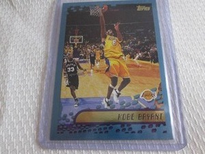 lot 200 image: 2001-02 Topps Kobe Bryant Card...