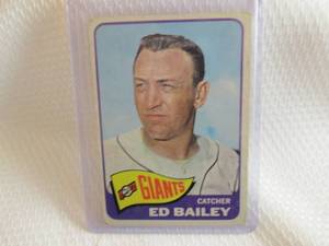lot 225 image: 1965 Topps Ed Bailey Card...