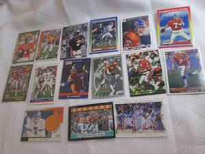 lot 228 image: Assorted John Elway Cards...