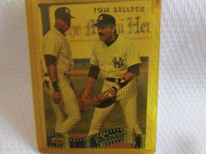 lot 233 image: 1993 Upper Deck Tom Selleck Mr. Bas...