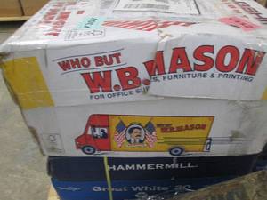 lot 481 image: Case of 5000 sheets WB Mason Premiu...