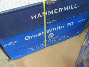 lot 485 image: Case of 5000 sheets Hammermill Grea...