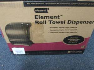 lot 258 image: San Jamar Element Lever Roll Towel ...