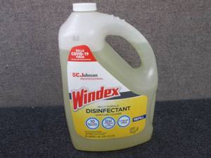 lot 273 image: 4 Gallons Windex MultiSurface Disin...