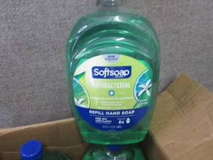 lot 281 image: 6- 50 oz Bottles Softsoap Antibacte...