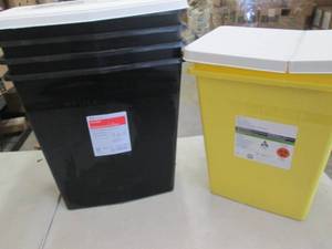 lot 328 image: 4- RCRA Hazardous Waste Containers,...
