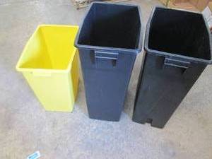 lot 329 image: 2 Large Waste Containers, 1 Smaller...
