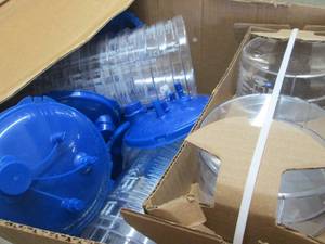 lot 334 image: Suction Canisters...