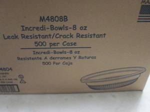 lot 372 image: Case of 500- 8oz ReusableRecyclabl...