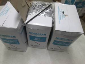 lot 378 image: 3- 500pks Black Plastic Straws...