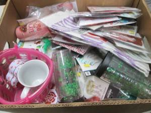 lot 400 image: Box of Assorted Valentines & St Pat...