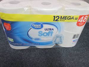 lot 416 image: 12 Mega Rolls Great Value Ultra Sof...