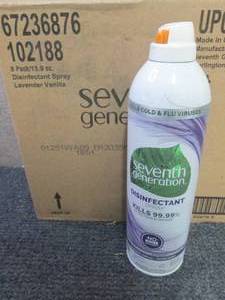 lot 450 image: Seventh Generation Spray - Disinfec...