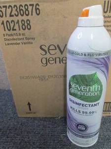 lot 452 image: Seventh Generation Spray - Disinfec...