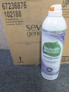 lot 454 image: Seventh Generation Spray - Disinfec...