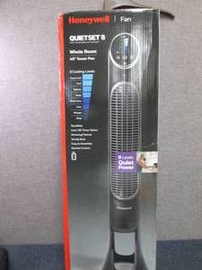 lot 459 image: Honeywell QuietSet Tower Fan 8 Spee...