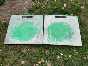 lot 12 image: (2) Gatorback Plastic Mortar Boards