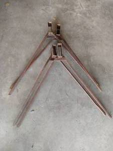 lot 33 image: Set of (4) 2 x 6 Sawhorse Stands