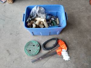 lot 40 image: Underground Sprinkler Fittings Wire & Miscellaneous Parts