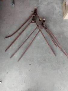 lot 43 image: Set of (4) 2 x 6 Sawhorse Stands