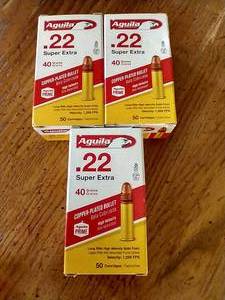 lot 67 image: 150 Rounds .22 Super Extra Copper Plated Ammunition