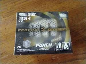 lot 74 image: 20 Rounds 38 SPLP Jacketed Hollow Point Ammunition