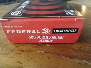 lot 78 image: 50 Rounds .380 Auto FMJ Ammunition