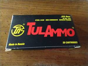 lot 81 image: 20 Rounds .223 Rem FMJ Ammunition