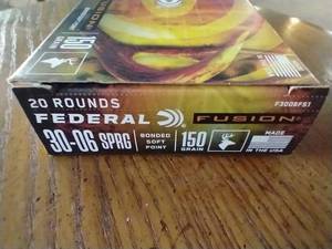lot 88 image: 20 Rounds 30-06 SPRG Bonded Soft Point Ammunition