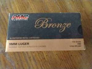 lot 89 image: 50 Rounds 9mm Luger FMJ Ammunition