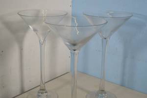 lot 51 image: Three Count of 20-in Martini Vases