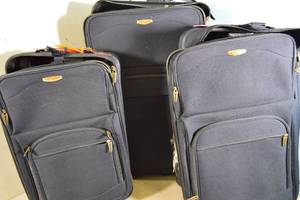 lot 75 image: Skyline Luggage Set 3pc Navy