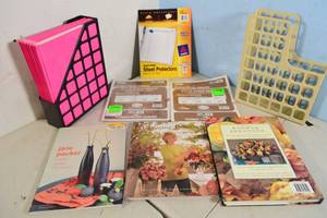 lot 78 image: 2ct Book Organizers  Assorted FloristBotany Books  Photo Sleeves