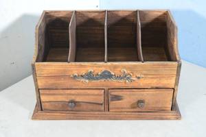 lot 96 image: Wood Slotted LetterMail Sorter