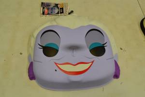 lot 130 image: Kids Disney The Little Mermaid Ursula Funko Pop Oversized Halloween Costume Mask