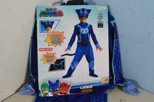 lot 135 image: Toddler PJ Masks Catboy Classic Halloween Costume Jumpsuit with Headpiece 3-4T
