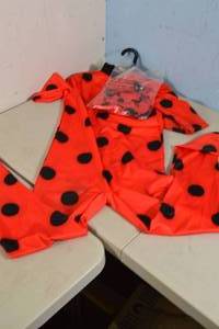 lot 178 image: PJ Masks Ladybug Childrens Halloween Costume Jumpsuit with Mask and Gloves Large
