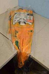 lot 176 image: Kids Glow in the Dark Biohazard Halloween Costume Jumpsuit - Hyde & EEK Boutique