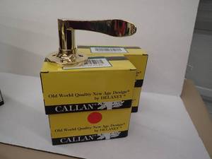Callan By DELANEY - Dummy handles (4) Polished Brass