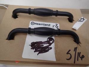 EVERBILT Decorative Bead Cabinet Pulls Matte Black (25)