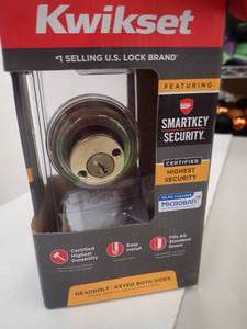 KWIKSET DeadboltKeyed 1 side - Polished Brass