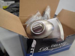 DELANEY Designer Privacy Lock Satin Nickel - Canova