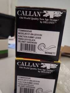 DELANEY Callan Dummy Lever Black Bennett (2)