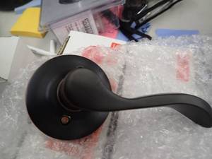 DEFIANT Dummy Lever RH- Aged Bronze Finish (3) Naples