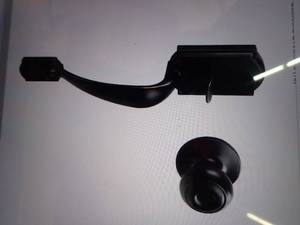 DEFIANT Castle Aged Bronze Door handset with Hardford Knob
