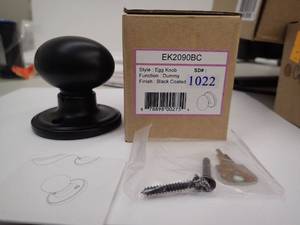 COPPER CREEK Heritage Tuscan Bronze Exterior Only  Interior Ball Knob in Tuscan Bronze