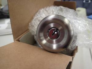 Defiant Combination EntryDeadbolt - Satin Nickel-Bell Knob