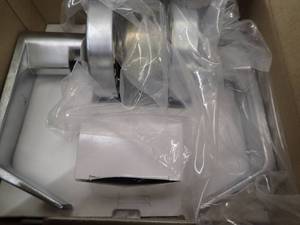 GAL Cylindrical lever passage door - Brushed Chrome