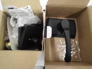 Delaney Dummy Lever & Defiant Square lock Matte Black